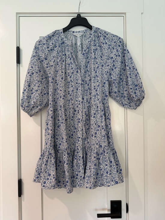 Apiece Apart Dresses & Skirts - APIECE APART Mitte Mini Blue Floral Mini Dress | Organic Cotton | Size S
